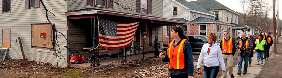 Tour of Recovery Efforts
